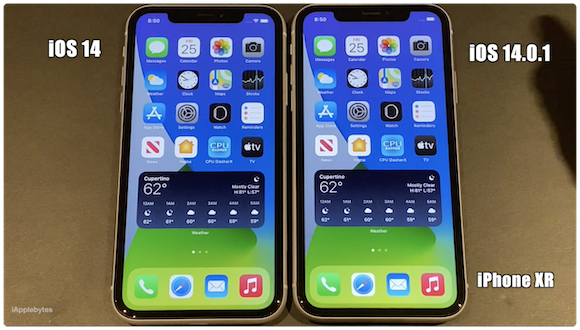不具合修正版ios14 0 1 動作速度に変化は 5モデルのiphoneで比較 Iphone Mania