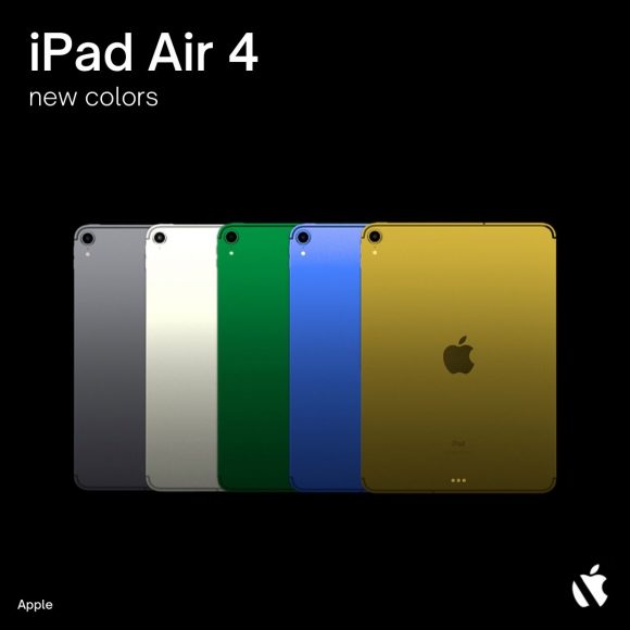iPad Air 4の新色は、「ローズゴールド」「スカイブルー」「グリーン 