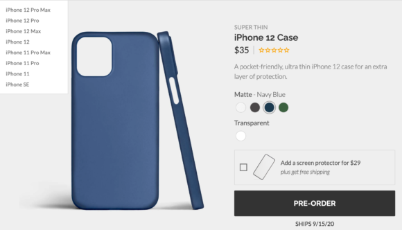 iPhone12 case blue
