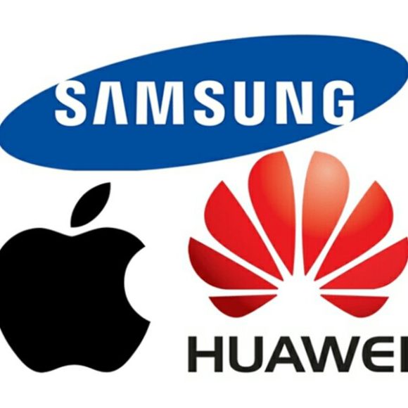 Samsung Huawei Apple ロゴ
