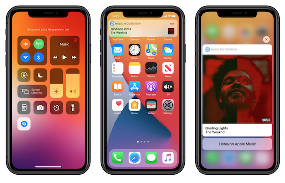 Ios 14 2では音楽認識アプリ Shazam がコントロールセンターから起動可能に Iphone Mania