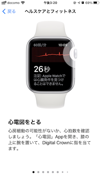 Apple Watch ECG 心電図