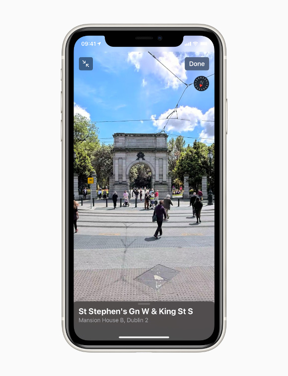 apple マップ イギリス　アイルランド