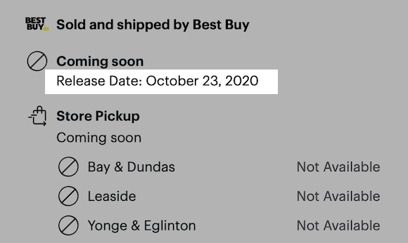 Best Buy カナダ　iPad Air（第4世代）