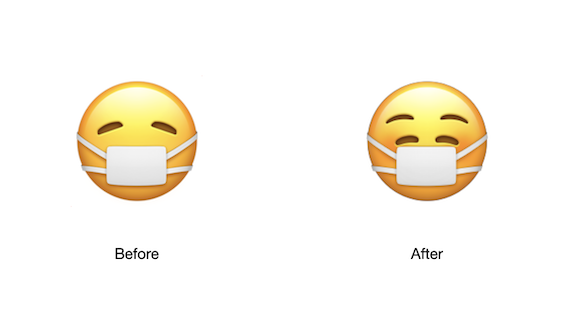 iOS14.2 マスク 絵文字 Emojipedia