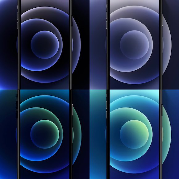 Iphone12シリーズの壁紙画像 6種類が公開 Iphone Mania