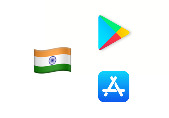 インド　google play app store