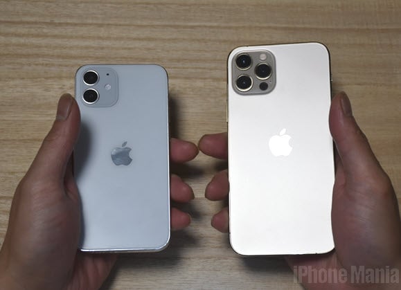 iPhone12 Pro 12 mini モックアップ レビュー 比較