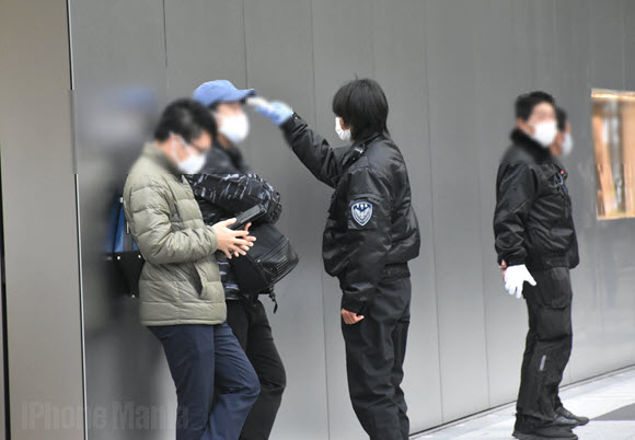 Apple 心斎橋 取材