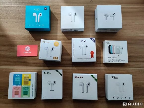 airpods 偽物　比較