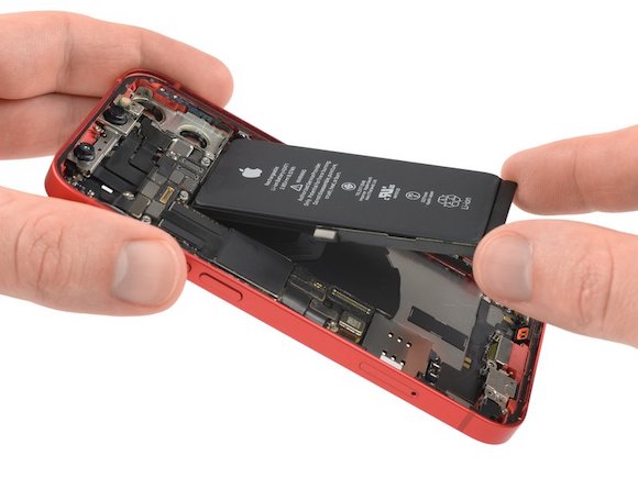 iFixit iPhone12 mini 分解 バッテリー