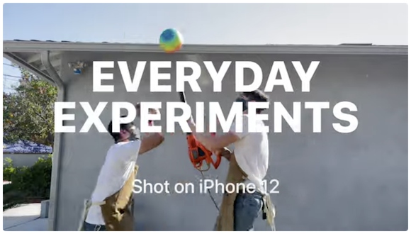 Shot on iPhone 12 — Everyday Experiments. Get creative at home.