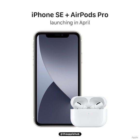 iPhone SE and AirPods Pro