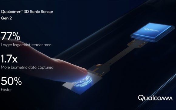 Qualcommの新型画面内指紋センサー