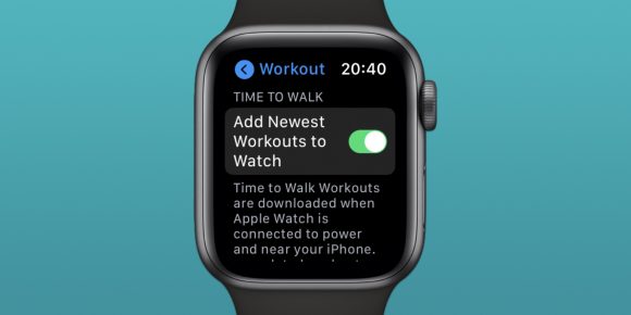 Apple WatchのTime to Walk機能の画像