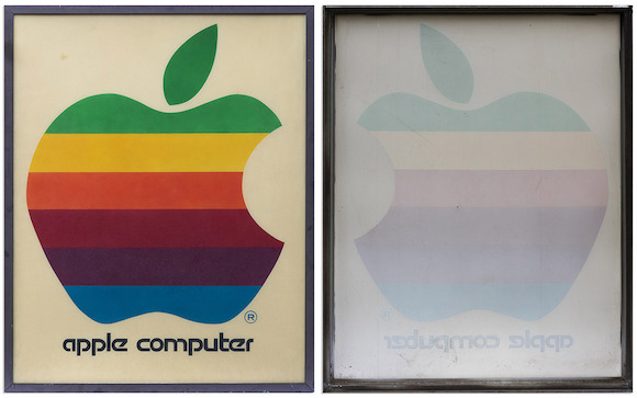 Apple Computer logo adv