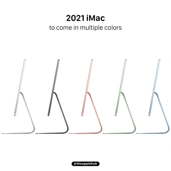 iMac 2021 5colors