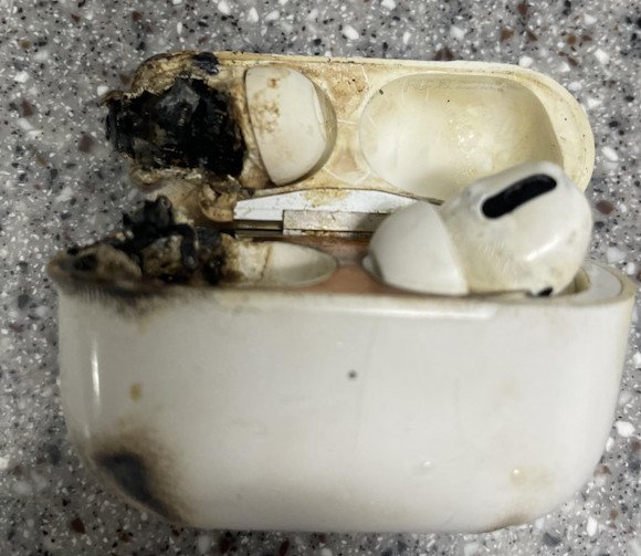 AirPods Pro exploded