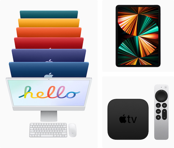 iMac iPad Pro Apple TV 4K