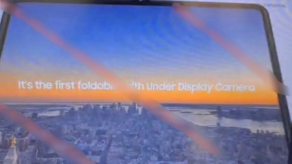 Galaxy Z Fod3 under display camera