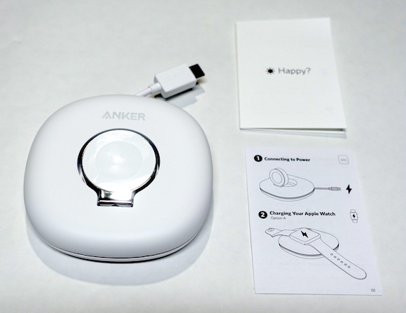 レポ】AnkerのApple Watch用充電器を純正ドックと比較〜軽く、小さい