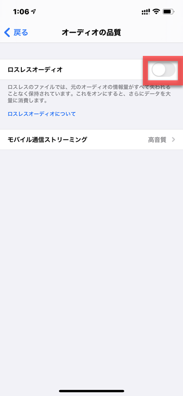 Tips Apple Music ロスレス 空間オーディオ