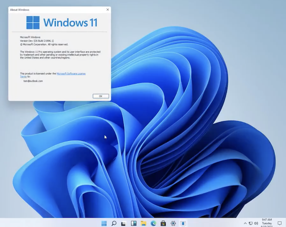 Windows 11 previw 0616