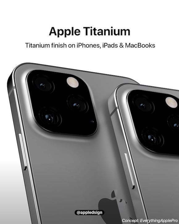 iPhone titanium AD