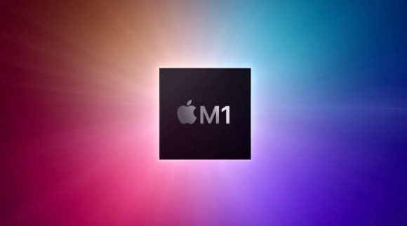 AppleのM1チップの画像