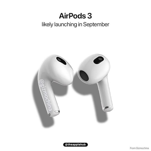 AirPods（第3世代）、ステムが短くなりケースが軽量化される〜台湾