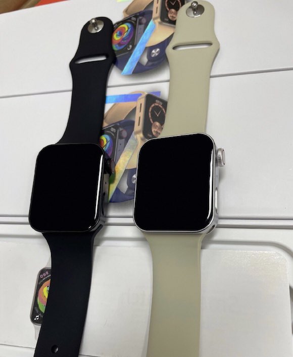 Apple Watch Series 7のモックアップ画像が投稿〜アルミとステンレス 