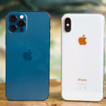 新しいiPhoneと古いiPhoneの画像