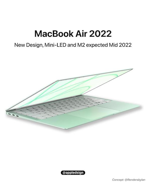 MacBook AIr 2022 miniLED AD