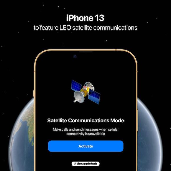 iPhone13 satellite