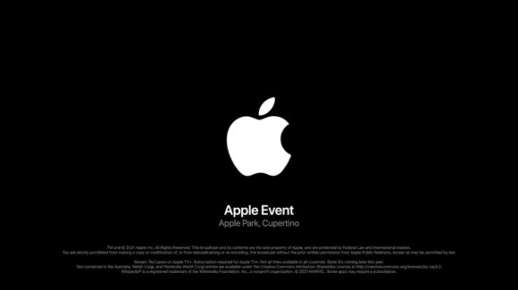 Apple Event エンドロール