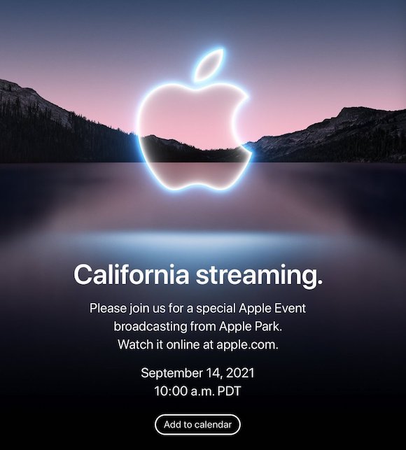 Apple 「California streaming.」 AppleEvent