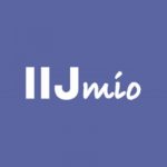 IIJmio logo blue