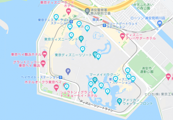 東京ディズニー ChargeSpot