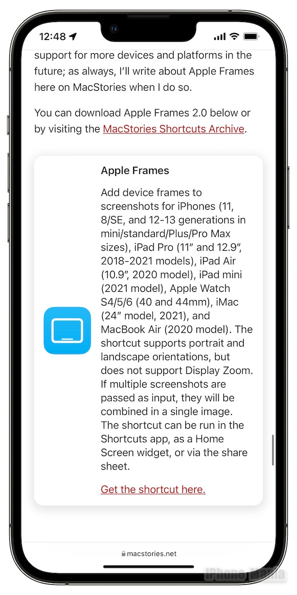 Apple Frames 2.0