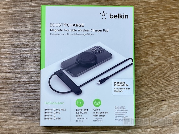 Belkin ベルキン「BOOST↑CHARGE 磁気ポータブルワイヤレス充電パッド7.5W」レビュー