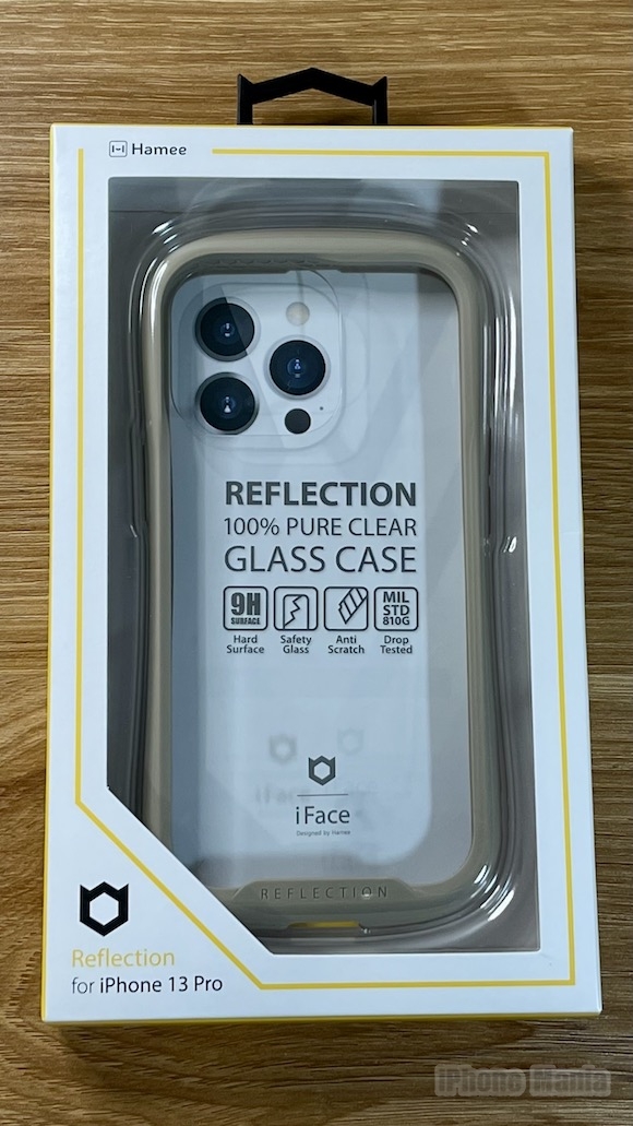 格安 HAMEE 41-933138 iPhone 13専用 iFace Reflection強化ガラスクリアケース ベージュ 