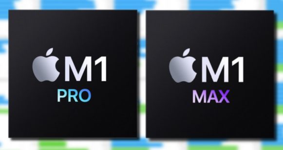 M1 ProとM1 Maxの画像