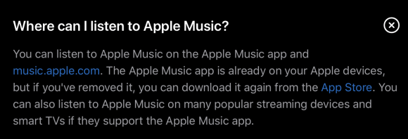 Apple Music Offer