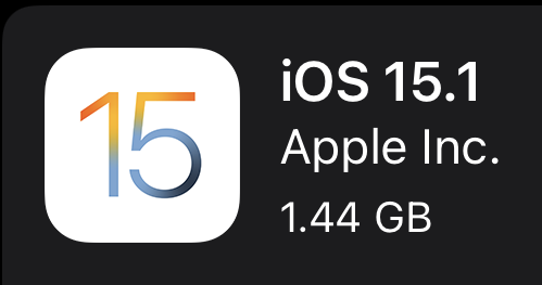 iOS15.1