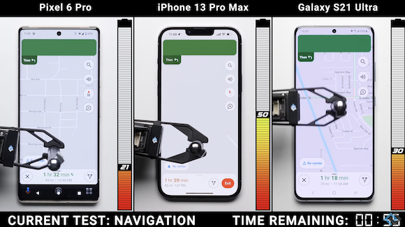 iPhone13 Pro Max Pixel 6 Pro battery_3