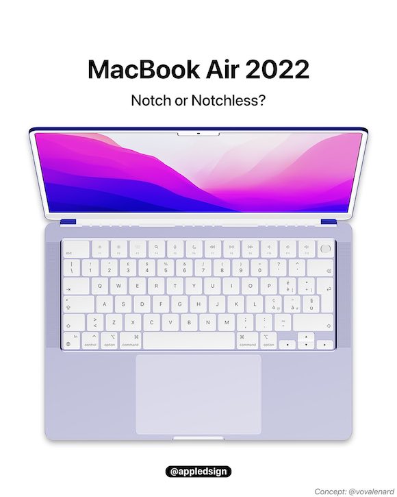 MacBook AIr 2022 AD