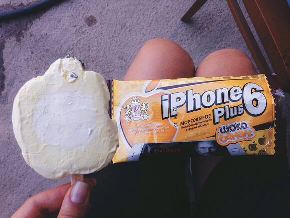 iphone アイスクリーム