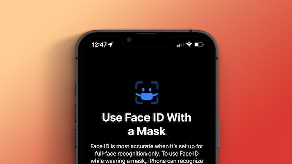 iOS15.4 ベータ1 Face ID