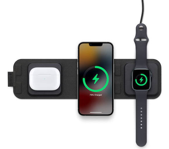 Apple、mophieの3つ折りできる3-in-1ワイヤレス充電器を限定発売 