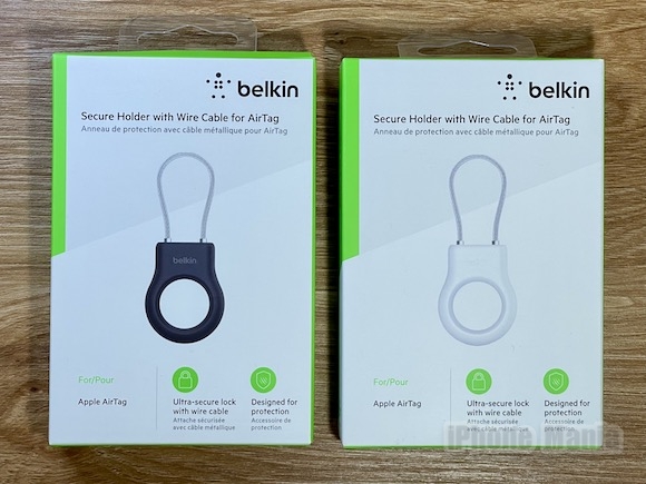 Belkin ベルキン 「AirTag用ワイヤーケーブル付きセキュアホルダー」レビュー